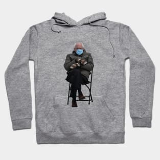 bernie sander sit in chair Hoodie